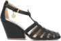 Stella McCartney Cowboy 90mm T-bar sandals Black - Thumbnail 1