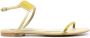 Stella McCartney crystal-embellished flat sandals Yellow - Thumbnail 1