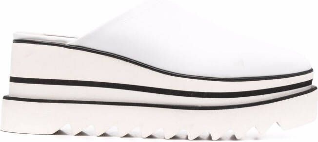 Stella McCartney Elyse Eco Alter 85mm Mat mules White