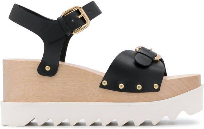Stella McCartney Elyse platform sandals Black