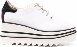 Stella McCartney Elyse ridged sole 80mm sneakers White