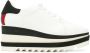 Stella McCartney Elyse striped platform sole sneakers White - Thumbnail 1