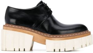Stella McCartney Emilie lace-up platform shoes Black