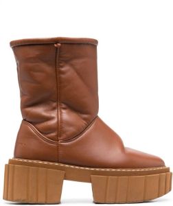 Stella McCartney Emilie platform boots Brown