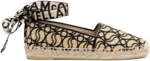 Stella McCartney Gaia ankle-strap espadrilles Neutrals