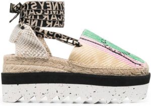 Stella McCartney Gaia flatform espadrilles Pink