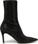 Stella McCartney Iconic 100mm crystal ankle boots Black - Thumbnail 1