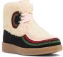 Stella McCartney Kids Borg organic cotton ankle boots Black - Thumbnail 1