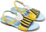 Stella McCartney Kids Bumblebee faux-leather sandals Yellow - Thumbnail 1