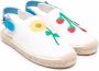 Stella McCartney Kids embroidered slingback sandals White - Thumbnail 1