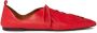 Stella McCartney lace-up faux-leather shoes Red - Thumbnail 1