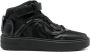 Stella McCartney logo patch faux leather sneakers Black - Thumbnail 1