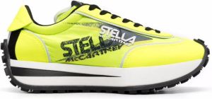 Stella McCartney logo-print low-top sneakers Yellow