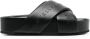 Stella McCartney logo-strap flatform sandals Black - Thumbnail 1