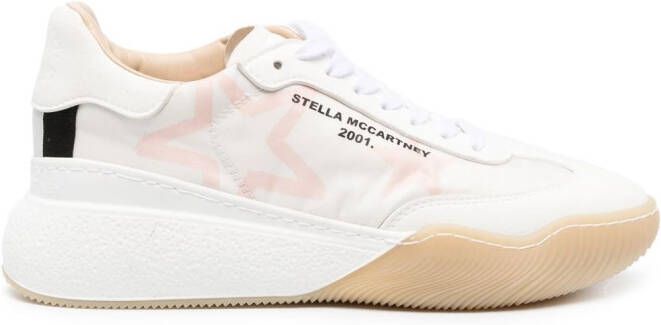 Stella McCartney Loop panelled low-top sneakers White