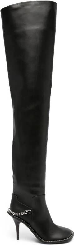 Stella McCartney Ryder 95mm thigh-high boots Black