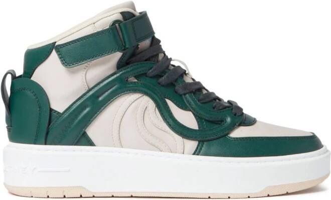 Stella McCartney S-Wave 2 mid-top trainers Green
