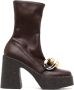 Stella McCartney Skyla 110mm ankle boots Brown - Thumbnail 1