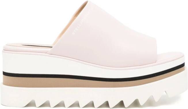 Stella McCartney Sneak-Elyse 80mm platform sandals Pink