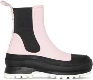 Stella McCartney Trace two-tone ankle boots Pink