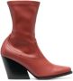 Stella McCartney Western ankle boots Red - Thumbnail 1