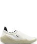 Stone Island Shadow Project logo-patch leather slip-on sneakers Grey - Thumbnail 1