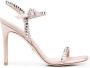 Stuart Weitzman 100mm crystal-embellished open-toe sandals Pink - Thumbnail 1