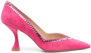 Stuart Weitzman 100mm crystal embellished pumps Pink