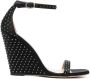 Stuart Weitzman 100mm crystal-embellished sandals Black - Thumbnail 1