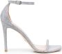 Stuart Weitzman 105mm Nudistcurve open-toe sandals Silver - Thumbnail 1