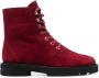 Stuart Weitzman Mila Lift lace-up boots Red - Thumbnail 1