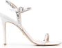 Stuart Weitzman 110mm crystal-embellished stiletto sandals White - Thumbnail 1