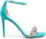 Stuart Weitzman 110mm heeled suede sandals Blue - Thumbnail 1