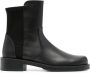 Stuart Weitzman 5050 Bold 30mm leather ankle boots Black - Thumbnail 1