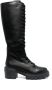 Stuart Weitzman 70mm calf-length lace-up boots Black - Thumbnail 1