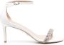 Stuart Weitzman 80mm crystal-embellished open-toe sandals White - Thumbnail 1