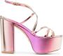 Stuart Weitzman Barelythere 145mm platform sandals Pink - Thumbnail 1
