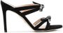 Stuart Weitzman crystal-embellished bow-detail 110mm sandals Black - Thumbnail 1