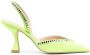 Stuart Weitzman Gemcut XCurve 85mm slingback pumps Green - Thumbnail 1