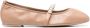 Stuart Weitzman Goldie pearl-embellished leather flats Pink - Thumbnail 1