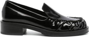 Stuart Weitzman Grayson 35mm leather loafers Black