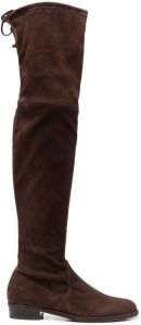 Stuart Weitzman Lowland 40mm thigh-high boots Brown