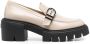 Stuart Weitzman Maverick Soho 75mm leather loafers Neutrals - Thumbnail 1