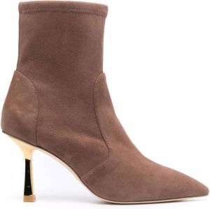Stuart Weitzman Max 85mm ankle boots Brown