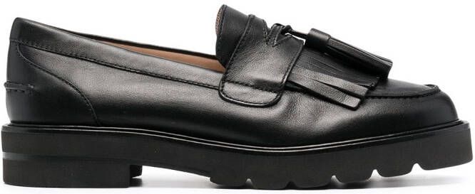 Stuart Weitzman Mila tassel loafers Black
