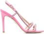 Stuart Weitzman Mondrian Glam crystal-embellished 100mm sandals Pink - Thumbnail 1