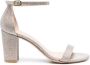 Stuart Weitzman Nearlynude 70mm glitter sandals Pink - Thumbnail 1