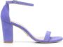 Stuart Weitzman Nearlynude 70mm suede sandals Blue - Thumbnail 1