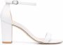 Stuart Weitzman Nearlynude 80mm block-heel sandals White - Thumbnail 1