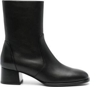 Stuart Weitzman Nola 50mm leather boots Black
